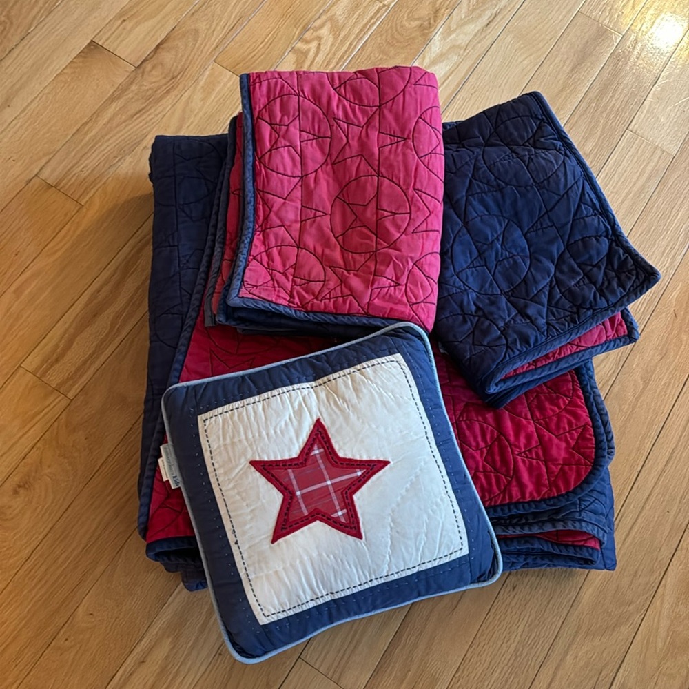 Pottery barn comforter set